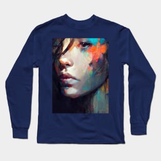 Face Art Long Sleeve T-Shirt